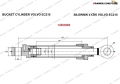 Siłownik łyżki Volvo EC210B EC210BLC EC210BNLC 14563986 Cylinder Group Stick