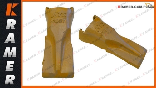 KTS_SW23SYL Ząb typu ESCO V23 SYL zamiennik  JCB CASE KOMATSU DOOSAN DAEWOO HYUNDAI VOLVO HSW TEREX ATLAS CATERPILLAR LIEBHERR i innych SW23SYL   Tooth / zahn / Tip / Diente, ЗУБ, Зубья,