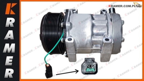 10012488 OEM Sprężarka klimatyzacji LIEBHERR R934 R936  Compressor, air conditioning / Компрессор / Légkondicionáló kompresszor / Compresor de aer conditionat