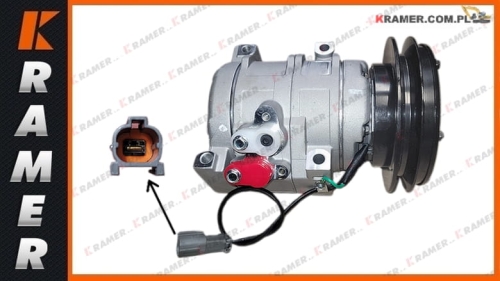 17A-911-4810 C Sprężarka klimatyzacji KOMATSU D65PX-16 D61EX-15 Compressor, air conditioning / Компрессор