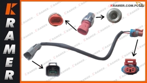 1145333 Czujnik klimatyzacji CAT 432D 428B 428C M318C M325 Press monitor / Pressure sensor / Sensore di pressione / Snímač tlaku / Tryk sensor / Capteur de pression / Slėgio daviklis