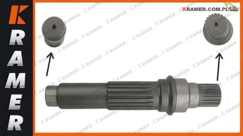 14719539 OEM / VOE14719539 Wałek hydromotoru VOLVO EC220D EC220E EC250D EC250E Shaft Motor Drive / Вал гидромотора хода