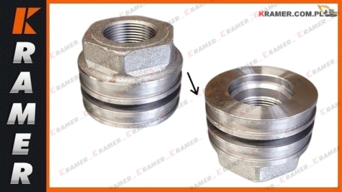 Tłok siłownika JCB 3CX 4CX 2CX 595/10027; Tłok siłownika/ Actuator piston/ Zylinderkolben/ Поршень гидроцилиндра/  Pistone del cilindro/ Piston de vérin.