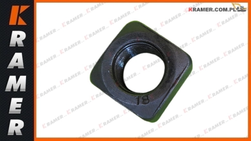 FT982 4982325 76030017 2121-6010 4247133 T191422 150-32-21331 1182-00760 SA1182-00760 Nakrętka śruby gąsienicy M-18x1,5 kwadratowa CASE KOMATSU CNH-FIAT NEW HOLLAND DAEWOO Nut / Schécrou / гайка / rieksts / veržlė / matice / matice / noce / dió /