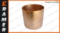 100X105X100 BRW Tuleja brązowa  / łożysko ślizgowe stosowana w maszynach budowlanych Wymiary: wewnątrz - 100mm zewnątrz - 105mm wysokość - 100mm; Bronze Bushing / Бронзовая втулка / Bronzebuchse / Douilleen bronze