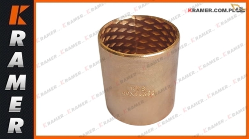 40X44X50 BRW Tuleja brązowa / łożysko ślizgowe  stosowana w maszynach budowlanych Wymiary: wewnątrz - 40mm zewnątrz - 44mm wysokość - 50mm; Bronze Bushing / Бронзовая втулка / Bronzebuchse / Douilleen bronze