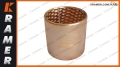 45X50X50 BRW Tuleja brązowa / łożysko ślizgowe 45x50x50 Bronze Bushing / Бронзовая втулка / Bronzebuchse / Douille en bronze / Bronsbussning / Bronzové pouzdro / Bronzové puzdro