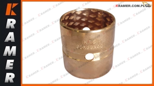 35x39x40 BRW Tuleja brązowa / łożysko ślizgowe stosowana w maszynach budowlanych Wymiary wewnątrz - 35mm zewnątrz - 39mm wysokość - 40mm Bronze Bushing/ Бронзовая втулка / Bronzebuchse / Douille en bronze