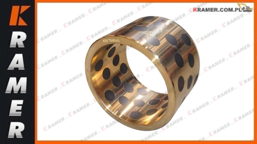 75X90X60 BRG Tuleja brązowa / łożysko ślizgowe z grafitem stosowana w maszynach budowlanych Bronze Bushing / Бронзовая втулка / Bronzebuchse / Douille en bronze / Bronsbussning / Bronzové pouzdro / Bronzové puzdro