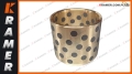 90X105X90 BRG Tuleja brązowa / łożysko ślizgowe z grafitem stosowana w maszynach budowlanych Bronze Bushing / Бронзовая втулка / Bronzebuchse / Douille en bronze / Bronsbussning / Bronzové pouzdro / Bronzové puzdro