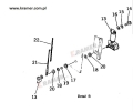 Wycieraczka Komatsu PC210-3 mechanizm silnik  205-06-71410  wiper motor ass'y