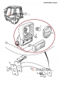 Lampa przednia - stara kabina JCB 3CX / 4CX 700/21100 Lampa przednia / headlamp / фара / Scheinwerfer