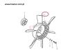 Wentylator śmigło chłodnicy CAT 320C 319C 318C  1786578  Wentylator / Fan cooling / Ventilátor / вентилятор / Freskuese / вентылятар / фен / Fanoušek / ventilaator 