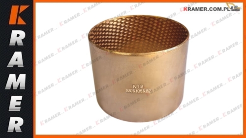 100X105X80 BRW Tuleja brązowa łożysko ślizgowe  100x105x80  Bronze Bushing / Бронзовая втулка / Bronzebuchse / Douille en bronze