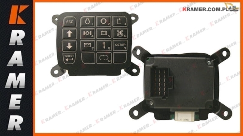 15118696 Klawiatura VOLVO A25F A40G A60H L45H L180H L350H keyboard / клавиатура / klávesnica / klaviatūra / клавіатура