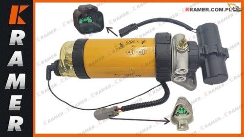 2289129 , 228-9129  Filtr paliwa + pompka CAT 424D 428D 430E 432D  Fuel Pump / pompa di benzina / bensinpump / топливный насос / pompă de combustibil / üzemanyagpumpa / паліўны помпа /
