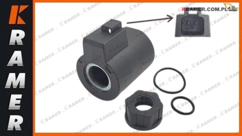 14550884 Cewka VOLVO EC290C EC220E EC120D EC210B EC140D Solenoid Coil / Соленоид / катушка электромагнитного клапана / tekercs / bobina / cievka / Spole / spoel / bobine / Spule