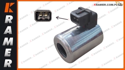 15092682 VOE15092682 Cewka elektrozaworu VOLVO L50D L50E L60E L60F L70E L70F L90E L90F L110EL110F L120E L120F L350F Solenoid coil / Соленоид / Катушка электромагнитного клапан