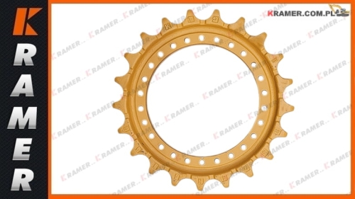 K1010542  108-00008A  108-00008 Koło napędowe DOOSAN DX255LC  Daewoo Solar 250LC-V  255LC-V 21z 26o Sprocket / Turas / Kettenräder / Antriebsräder/ Звезда / Pignon / Lánckerekek /