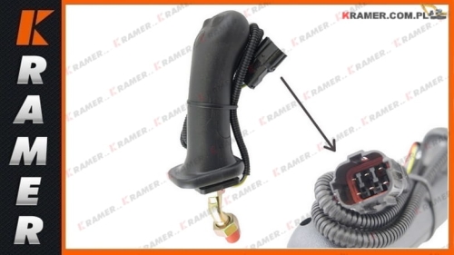 K9001130 Rączka joysticka DAEWOO DOOSAN SOLAR DX140  DX180  DX225  DX230  DX255  DX300  DX330 lewa Joystick R.H. / Handle Ass'y / Рукоять джойстика