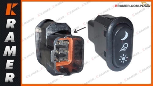20Y-06-42121 Przełącznik kabinowy świateł KOMATSU PC210-8 PC240-8 PC290-8 PC300-8 PC340-8 PC350-8 switch / schalter/ ВЫКЛЮЧАТЕЛЬ / выключальнікі / SLĒDZIS