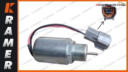 A036-3175 Cewka gaszenia ISUZU Diesel shutoff solenoid / Flameout shutdown shut off solenoid switch  / Клапан электромагнитный отсекатель / Соленоид ТНВД