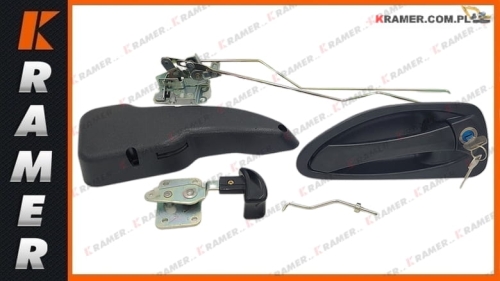 71Q6-02110 Zamek drzwi kompletny  HYUNDAI R140-9 R160-9 R210-9 R250-9 R260-9 R320-9 R480-9 door lock cabin excavator HYUNDAI R-9