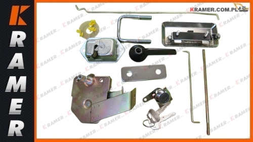 000004799 Zamek drzwi kabiny kpl. KOMATSU PC200-5 door lock cabin excavator KOMATSU