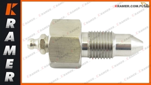 000007417 Zawór napinacza gąsienicy HITACHI stal nierdzewna Valve Fill Grease / Tensioner Valve / zawór napinacza / тавотница / Mаслёнка / Spanner Ventil / Ventil za zatezač vodećeg točka