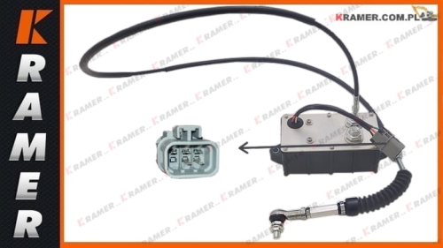 523-00006 / 300513-00006 Silnik krokowy DOOSAN 230LC-V 330LC-V DX225 SOLAR 225LC-V DX300 250LC-V 255LC-V 290LC-V 300LC-V   400LC-V MOTOR ASS'Y GOVERNOR / throttle motor / Stepping motor governor