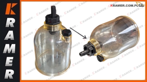 000034492 Szklanka odstojnika paliwa 500FG Bowl assembly / oil water separator / СТАКАН ОТСТОЙНИКА ТОПЛИВА