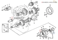 946574 Uszczelnienie VOLVO skrzyni biegów L90C L120B A20 Sealing Ring dichtung / печать / tarpiklis / tesnenie