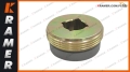 128/10850 Ślizg JCB 3CX 4CX podpory metalowy - dokręcany Pad, assembly wear, stabiliser leg / Гайка регулировочная подпоты
