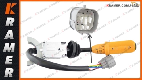 701/37702 Przełącznik świateł JCB 3CX 4CX 2CX 505-19 506B Switch column, light, wiper / Переключатель света / Light Switch Column / Lichtschalter / spalte richtung schalte