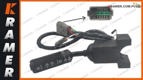 3486693 / 348-6693 Przełącznik świateł CAT 769D 771D 773D 773E 775D 775E 776D 777D 785 785B 785C 785D 789 789B 789C 789D 793C 793D 797B Switch column, light, wiper / Переключатель света / Light Switch Column / Lichtschalter /