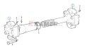 11994312 Krzyżak wału VOLVO A25E  A25D A30E A35E A40E A25F A30F A25C A30C A35C A30D Kit Spider / Крестовина карданного вала / Kreuzstift / articulație a arborelui cardanica / kardánkereszt