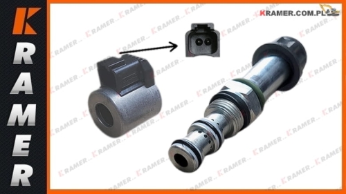 11708660 Cewka jazdy VOLVO EW140 EW160 EW180B EW200B EW205E  EW160B EW140B EC950E EC750E EC750D EC480E EC380E EC350E EC220D EC380D EC480D Coil / tekercs / bobina / cievka / Spole / spoel / bobine / Spule / Соленоид