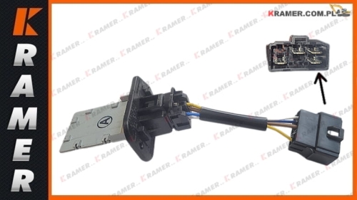14514329 OEM / VOE14514329 Rezystor VOLVO dmuchawy EC140B EC160B EC180B EC210B EC240B EC290B EC330B EC360B resistor / widerstand / резистор / rezistor / ellenállás