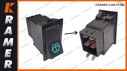 14538729 VOE14538729 Przełącznik kabinowy spryskiwaczy VOLVO EC140 EC140B EC160 EC180 EC210 EC210B EC240 EC240B switch / schalter/ ВЫКЛЮЧАТЕЛЬ / выключальнікі / SLĒDZIS