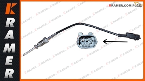 320/06233 Czujnik sonda spalin JCB 3CX 4CX silnik ecoMax exhaust gas sensor / avgassensor / išmetamųjų dujų jutiklis / izplūdes gāzu sensors / датчик вихлопних газів / Abgassensor /
