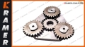 459/10165 Set reduktora obrotu JCB pierwszy JS115  JS130  JS145 Gear Planet Assembly / Swing gearbox