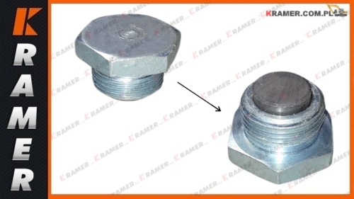 816/80012 Korek JCB spustowy 3/4 cala 2CX 3CX 4CX 801.5 TM310 504B 505-19 540 407 409TM 411 416 425 drain plug-magnetic / зліўная корак / čep za ispuštanje / ispusni čep / vypouštěcí šroub / bundprop / tühjenduskorgi / tyhjennystulppa /