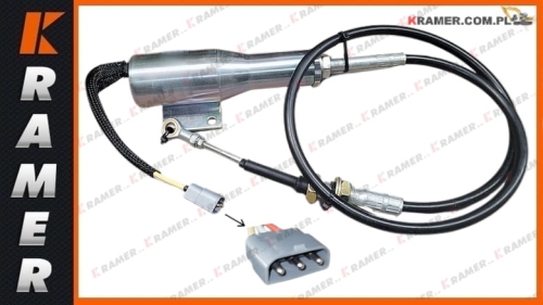 11110030 Cewka gaszenia VOLVO L120C L90C L150C L180C L330C L70C L220D L70D L180D L330D Flameout shutdown shut off solenoid switch  / Клапан электромагнитный отсекатель / СоленоидТНВД