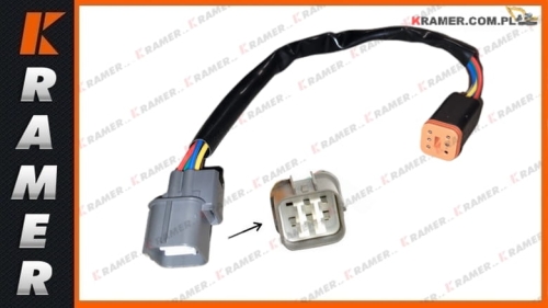 332/E2599 Wtyczka JCB 540-170 537-135 528 526 520 plug/ connector / Stecker/ fiche/ enchufe/ spina / connettore