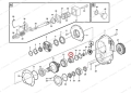 1522353 VOE1522353 Flansza skrzyni VOLVO A25D A25E A30D A30E A35 A35C A35D A35E A40 A40D A40E L70 Comp Flange / Brida / Flansch Gearbox flange/ Getriebeflansch/ Flangia del cambio/ Bride de boîte de vitesses.