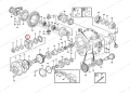 11036504 Flansza skrzyni VOLVO A25D A30E A30F A35F L220H Comp Flange / Фланец муфты / Сочленение / Brida / Flansch