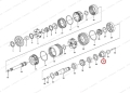 17241455 VOE17241455  Flansza skrzyni VOLVO A25F A25G A30G A35F A35G A40F A40G Comp Flange / Фланец муфты / Сочленение / Brida / Flansch