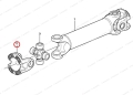 11701300 Flansza wału stosowana w wozidłach VOLVO A25D  A30D  A25E  A30E  A30F  A40E  A25F  A30F  A40D  A25G  A30G  A35G  A40G COMPANION FLANGE / Comp Flange; Flansza wału/ Shaft flange-/ Wellenflansch/ Вал фланцевый