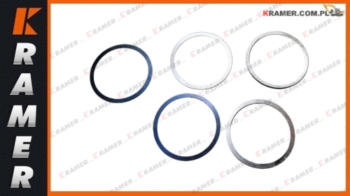 445/04700 Zestaw podkładek dystansowych pod łożysko kosza sprzęgłowego skrzyni biegów stosowane w maszynach JCB 3CX 4CX  SHIM KIT