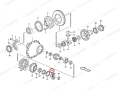 11102862  VOE11102862   Flansza VOLVO mostu A25D A25E A25F A30D A30E A30F A30G A35D A40D  Yoke/ flange // Фланец